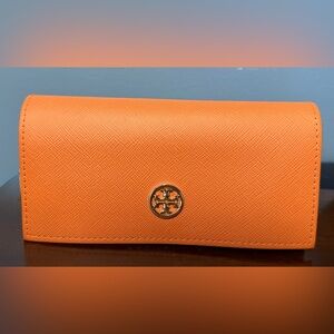 Tory Burch Orange Glasses Case